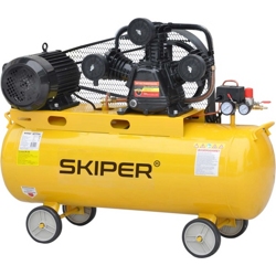 Воздушный компрессор SKIPER IBL3100B (до 600 л/мин, 8 атм, 100 л, 380 В, 3.0 кВт)- фото