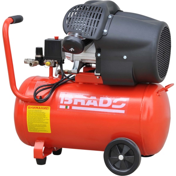 Воздушный компрессор BRADO AR50V (до 440 л/мин, 8 атм, 50 л, 230 В, 2.2 кВт)- фото2