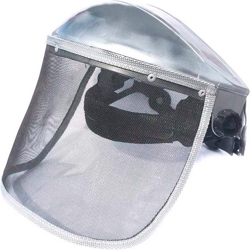 Щиток защитный лицевой "ИСТОК" (стальная сетка)  реечный механизм