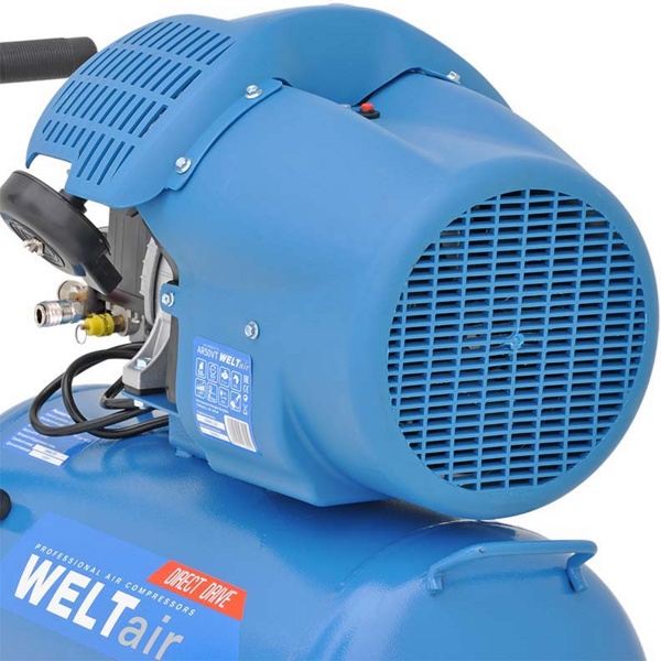 Воздушный компрессор WELT AR50VT (до 440 л/мин, 8 атм, 50 л, 230 В, 2.2 кВт)- фото5