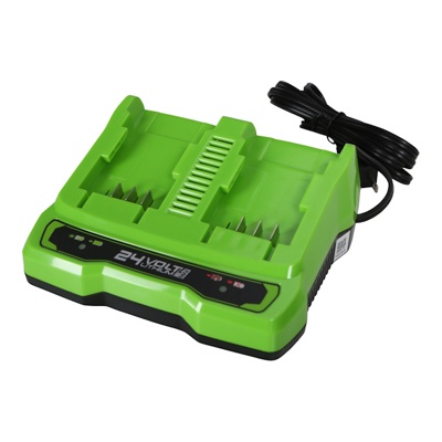 Зарядное устройство Greenworks 24V G24X2UC2 для 2-х аккумуляторов