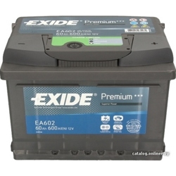 Exide Premium R+ (60Ah) 600A EA602 Аккумулятор автомобильный