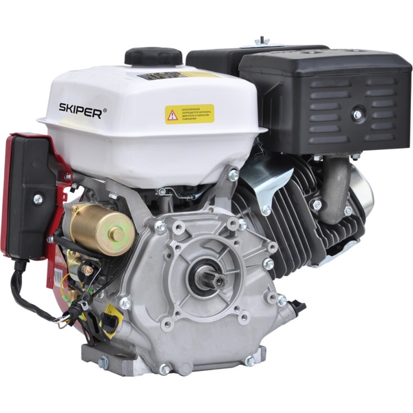 Двигатель бензиновый SKIPER N190F/E(K) (электростартер) (16 л.с., вал диам. 25мм х60мм, шпонка  7мм)- фото2