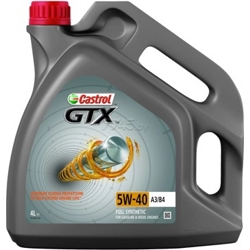 Моторное масло 5W40 синтетическое CASTROL GTX 4 л (15B9F5)