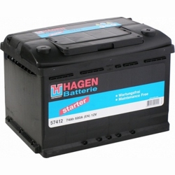 HAGEN R+ 74Ah 680 A Автомобильный аккумулятор