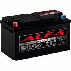 Аккумулятор автомобильный ALFA Hybrid 110 L (900A, 354*175*190)