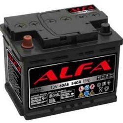 Аккумулятор автомобильный ALFA Hybrid 60 L (540A, 242*175*190)